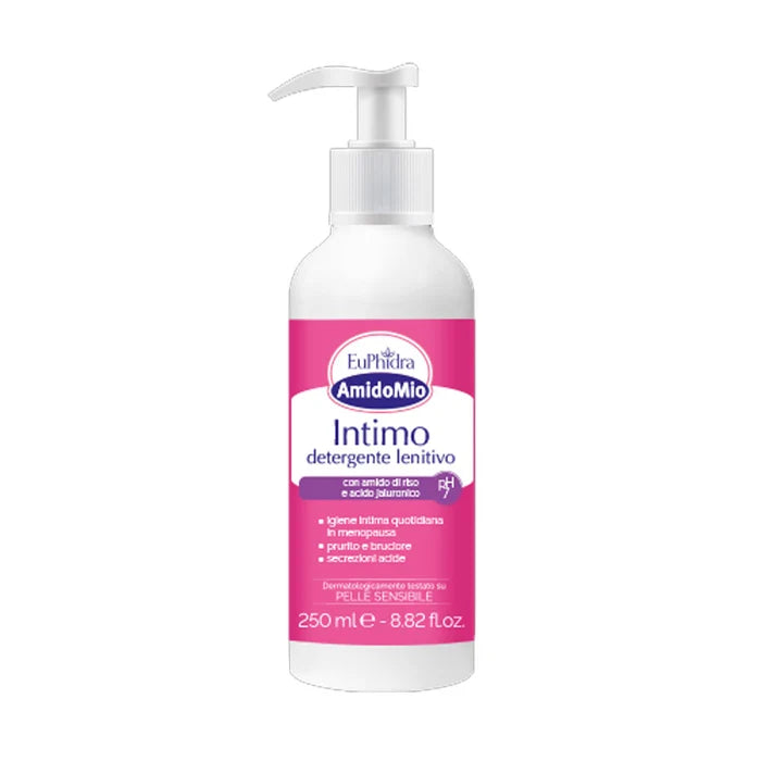 Euphidra AmidoMio – Gel Intim Calmant, pH 7, pentru Prevenirea Uscăciunii, 250 ml