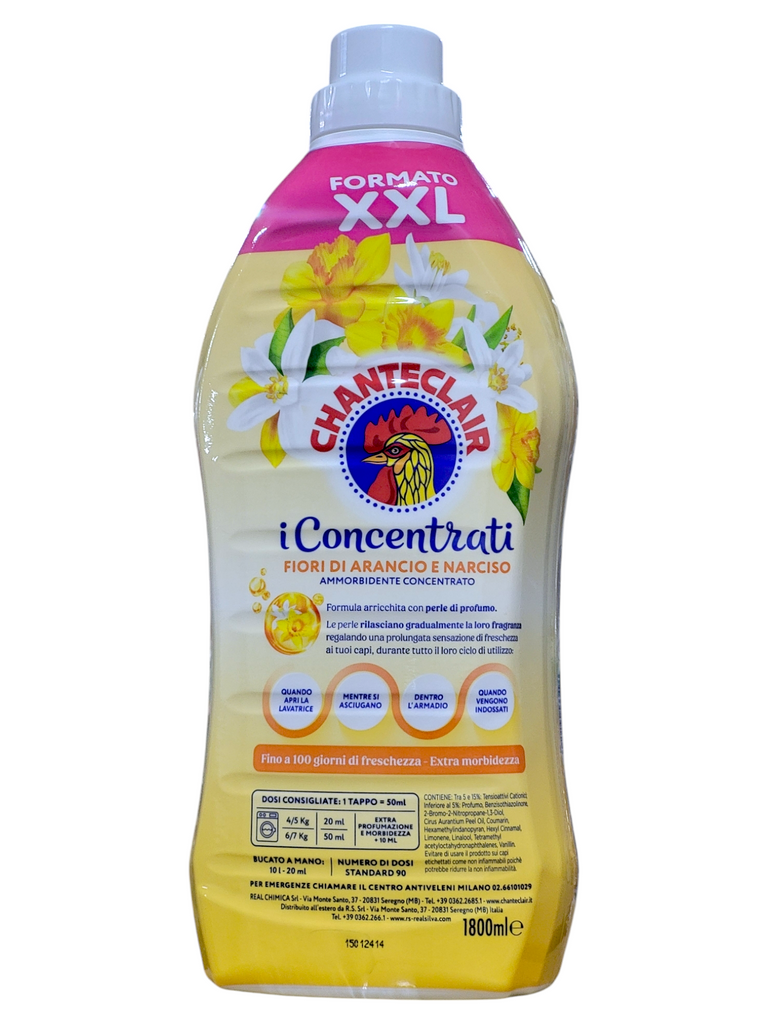 CHANTECLAIR I Concentrati Fiori di Arancio & Narciso, balsam concentrat pentru rufe, 90 spălări, 1800 ml