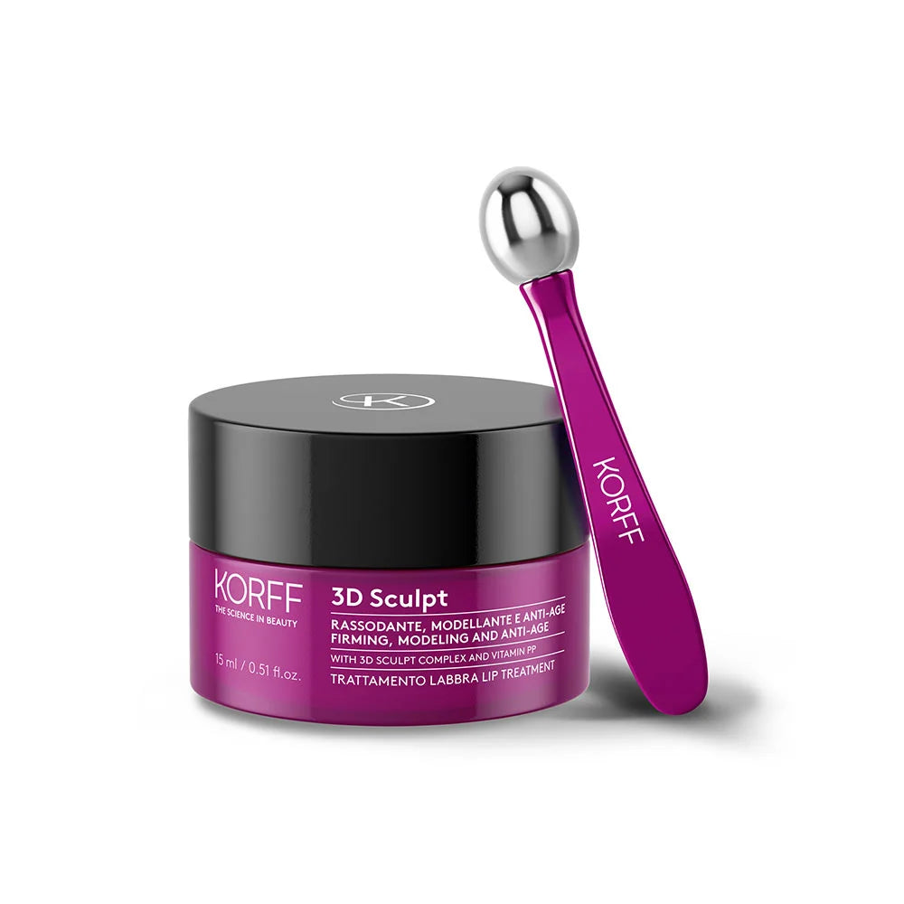 KORFF 3D SCULPT - Tratament Rigidizant, Modelant și Anti-Age pentru Buze, 15ml