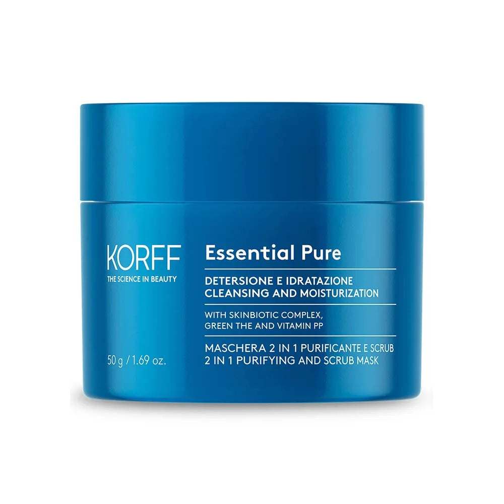 KORFF ESSENTIAL – Essence Mască 2 în 1 Purifiantă și Scrub 50ml