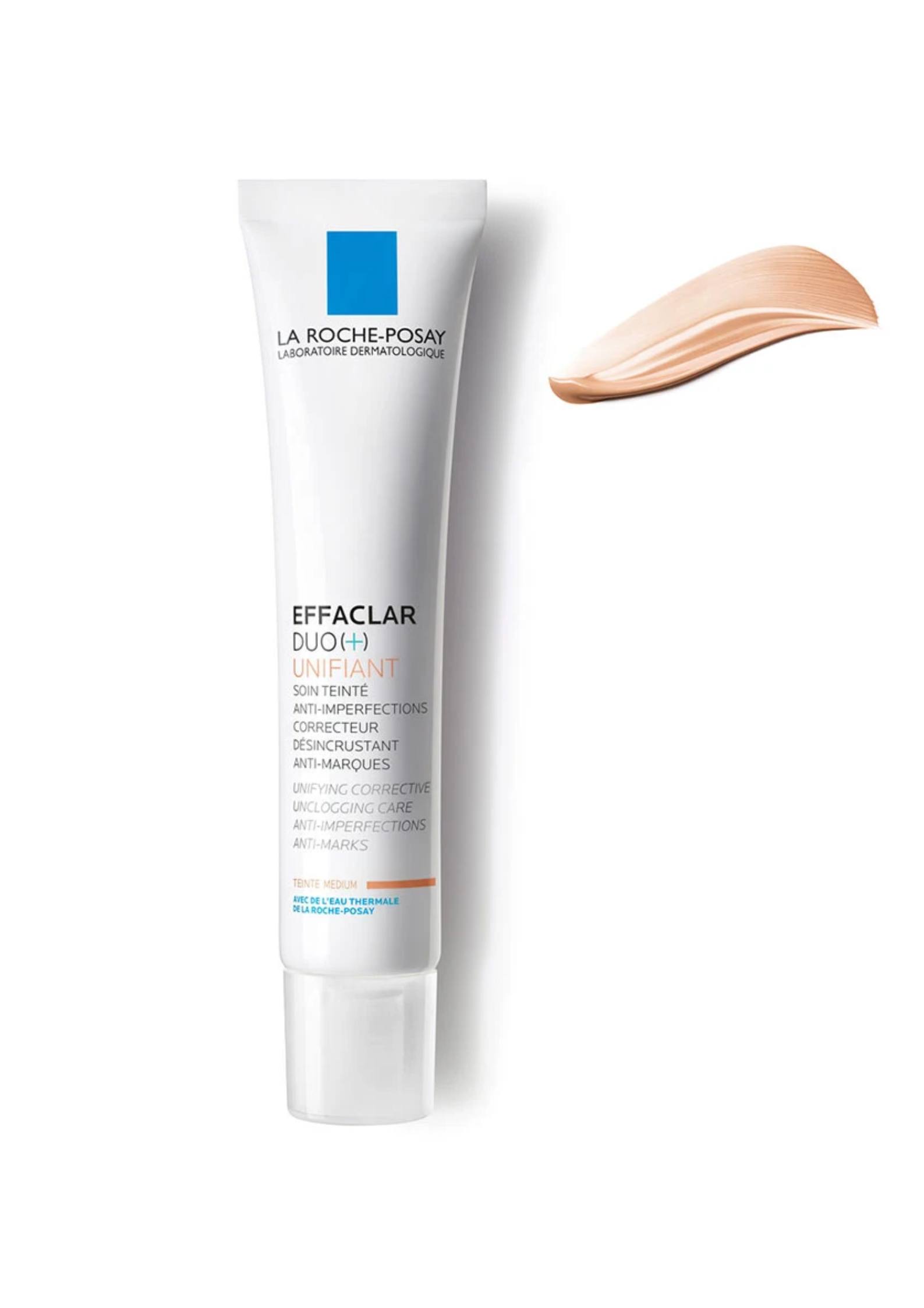LA ROCHE-POSAY Effaclar DUO+ Unifiant – Cremă pentru Față, Nuanța Medium, 40 ml