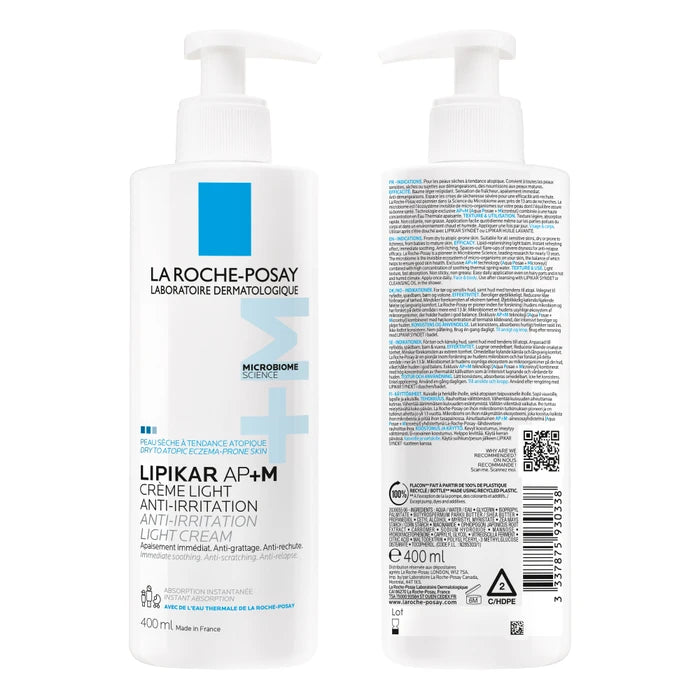 LA ROCHE-POSAY  Lipikar AP+M – Balsam Light Anti-Iritații, 400 ml