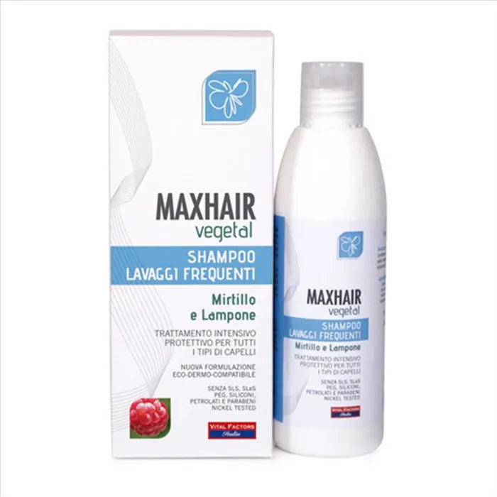 Vital Factors MaxHair Șampon Vegetal pentru Spălări Frecvente, 200 ml