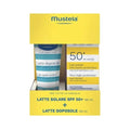 MUSTELA – Duo Solar Copii Lapte de Protecție SPF50+ 100 ml + Lapte După Plajă 125 ml