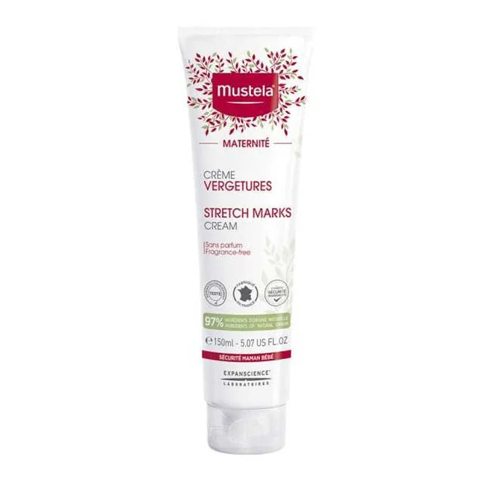 MUSTELA MATERNITÉ – Cremă Antivergeturi Fără Parfum, Hidratează și Calmează, 150ml