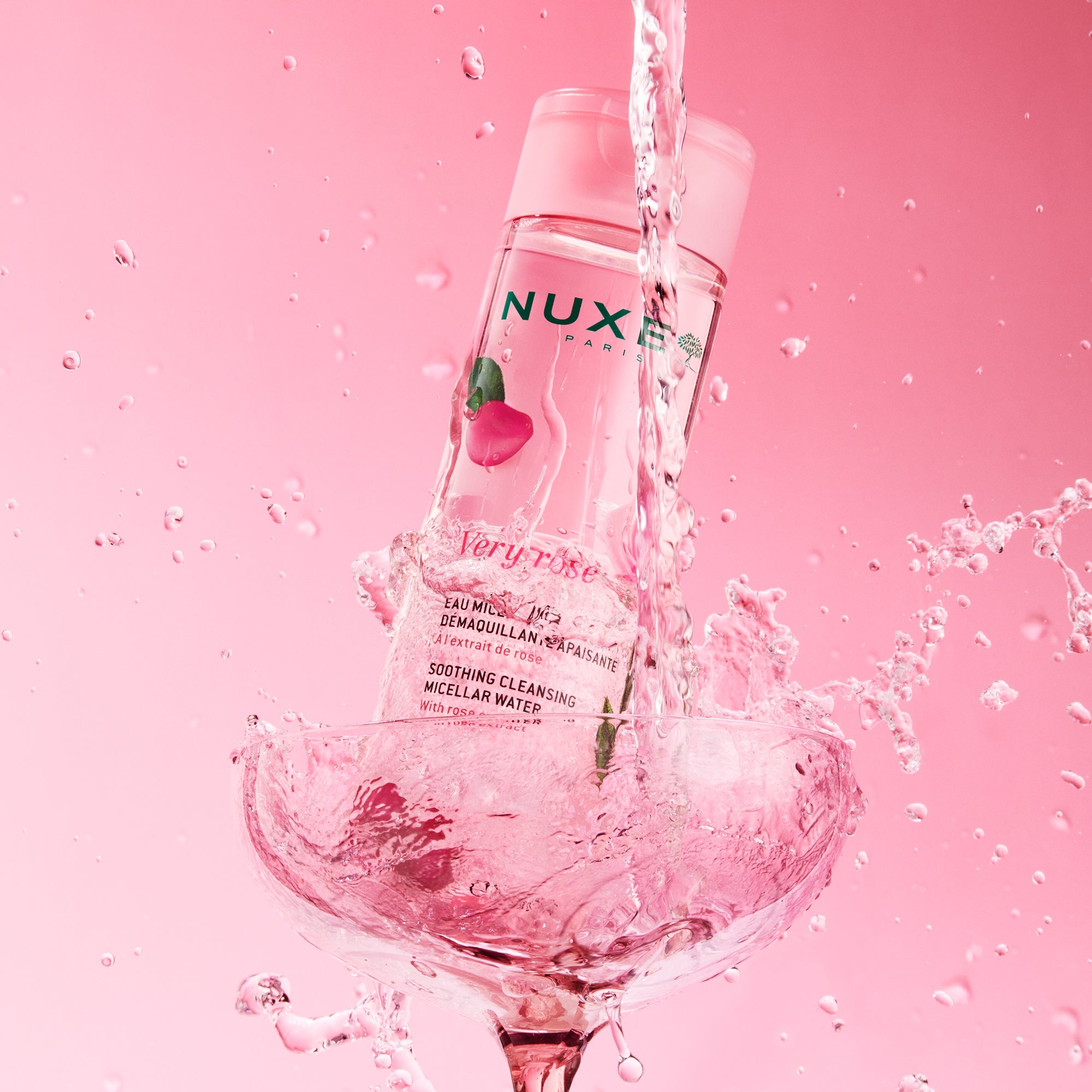 Nuxe Very Rose - Apă micelară Lenitiva Strucca Deterge și Lenisce, 200 ml
