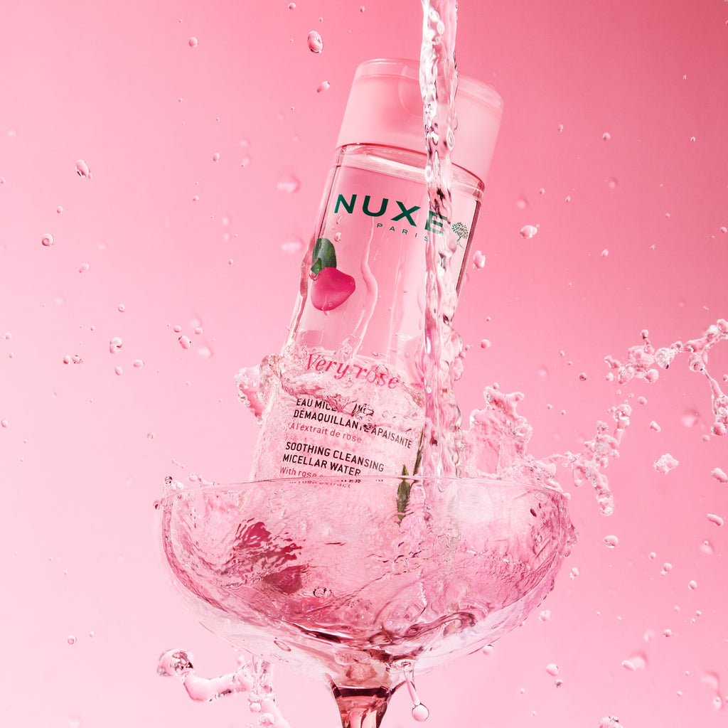 NUXE Very Rose - apă micelară calmantă care demachiază, curăță și calmează, 200 ml