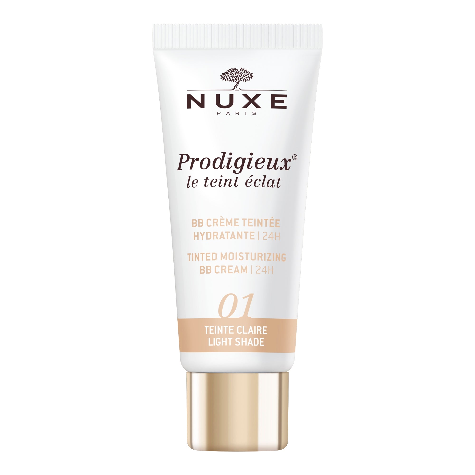 NUXE Prodi gieux - Le Teint Eclat BB Cream hidratantă nuanță deschisă, 30 ml