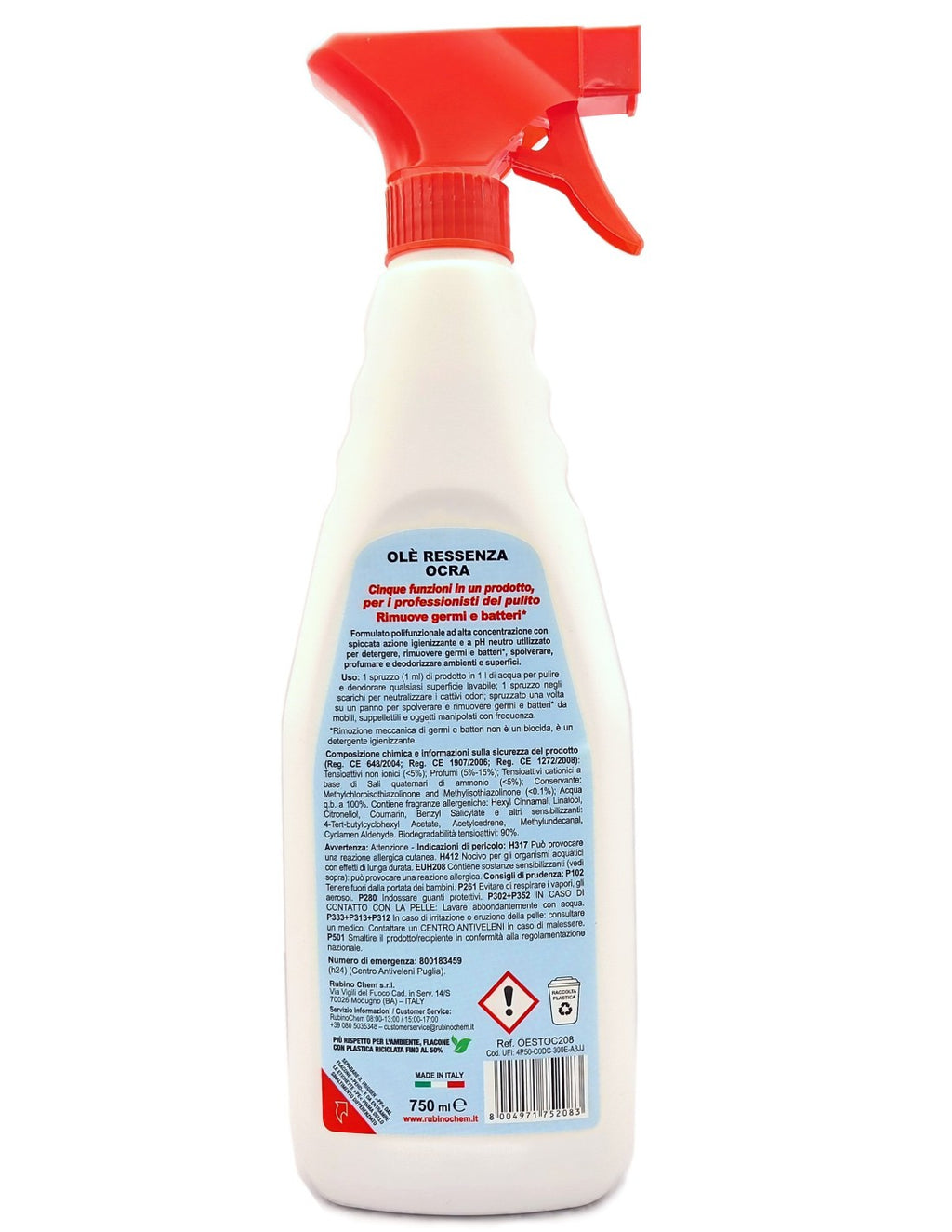 OIES Degresant profesional parfumat Ocra, 750 ml