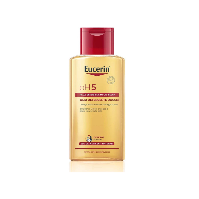 EUCERIN pH5 – Ulei de Duș pentru Piele Sensibilă și Uscată, 200 ml