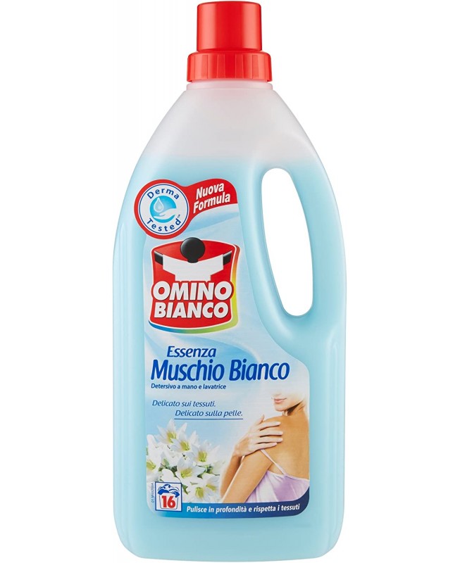 OMINO BIANCO Detergent lichid pentru rufe Muschio Bianco, 16 spălări, 1 L