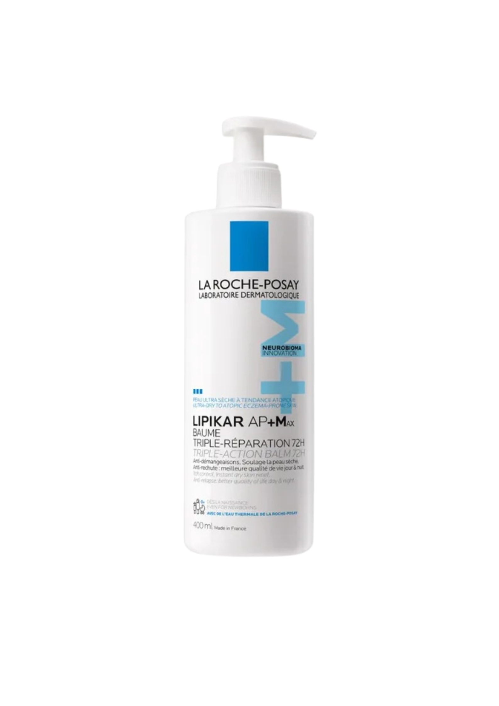LA ROCHE-POSAY  Lipikar Baume AP+MAX – Balsam de Corp Hidratant Anti-Mâncărime, 400 ml
