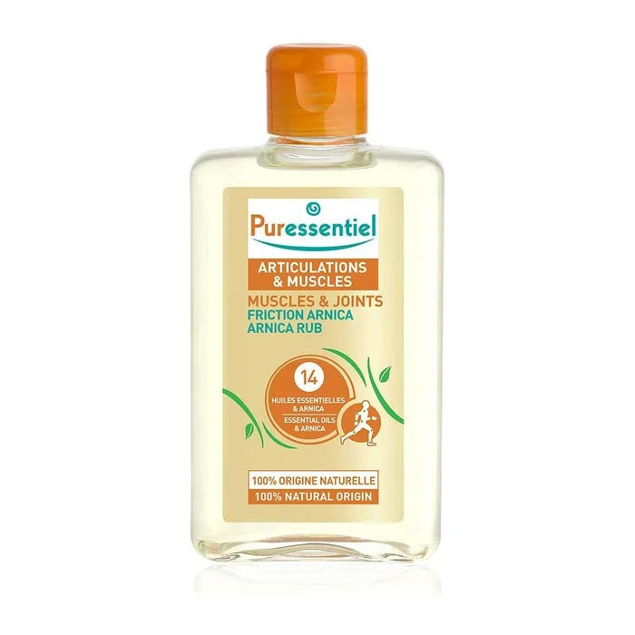 Puressentiel Articulații și Mușchi – Frecție cu Arnica și 14 Uleiuri Esențiale, 200 ml
