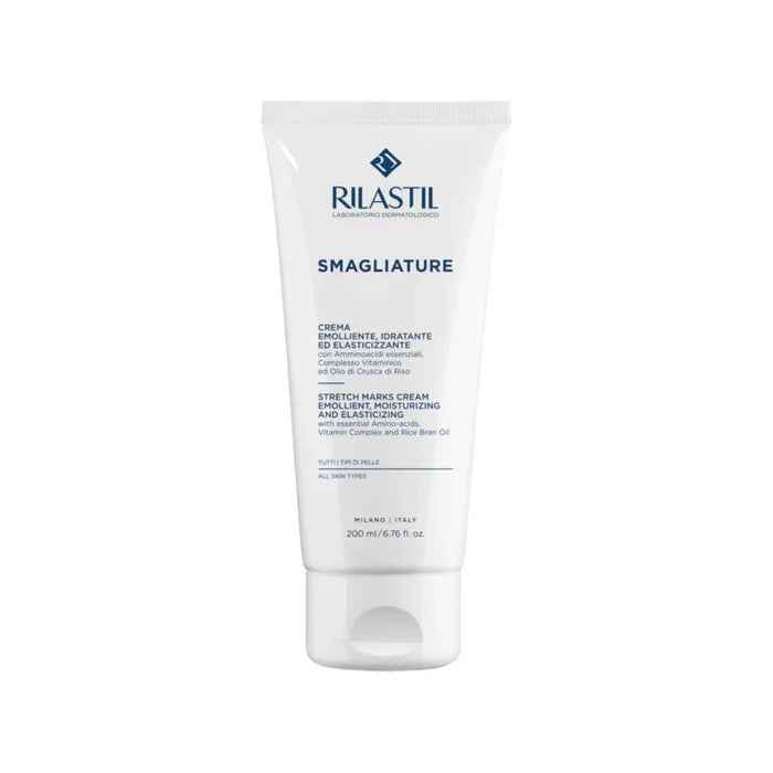 Rilastil Smagliature – Cremă Corporală Emolientă Petru Vergeturi, Hidratantă și Elasticizantă, 200ml