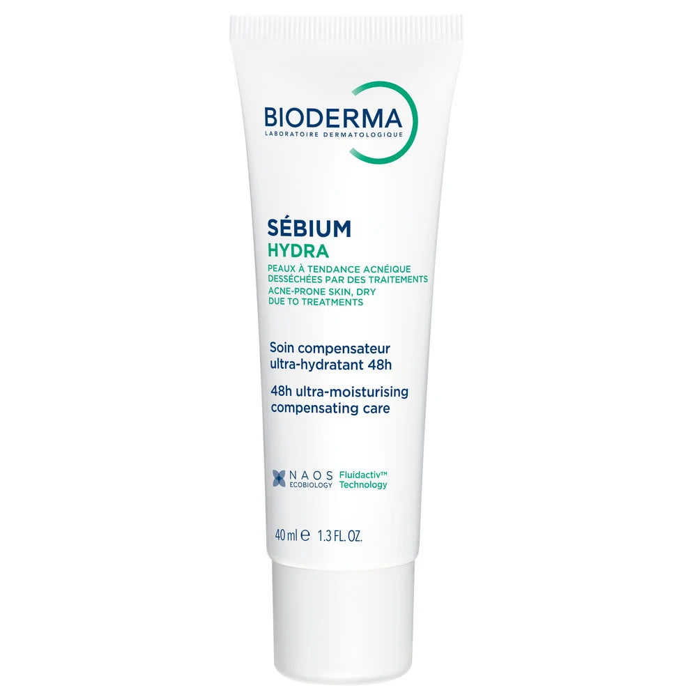 BIODERMA Sébium Hydra Cremă hidratantă și calmantă pentru ten gras, acneic și deshidratat, 40 ml