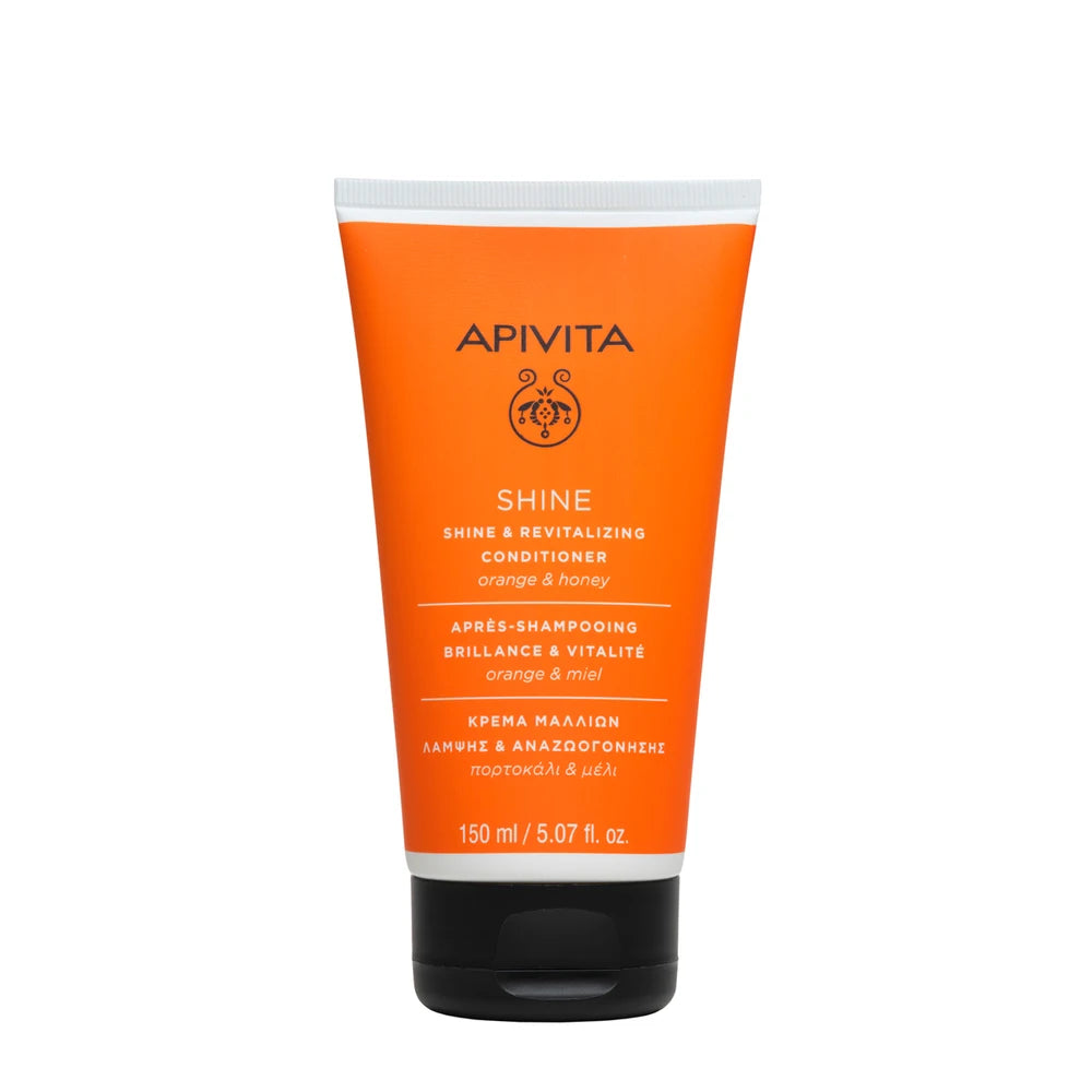 APIVITA SHINE - Balsam Iluminator Revitalizant, cu Portocală & Miere, 150ml
