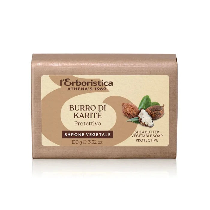 L'ERBORISTICA EXTRATTI BOTANICI – Unt de Shea, Săpun Vegetal Protector, 100g