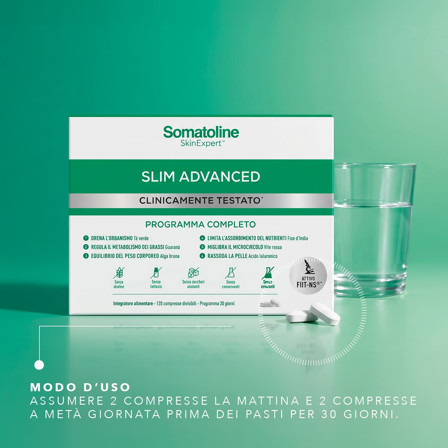 SOMATOLINE SkinExpert Slim Advanced Supliment alimentar, 120 comprimate
