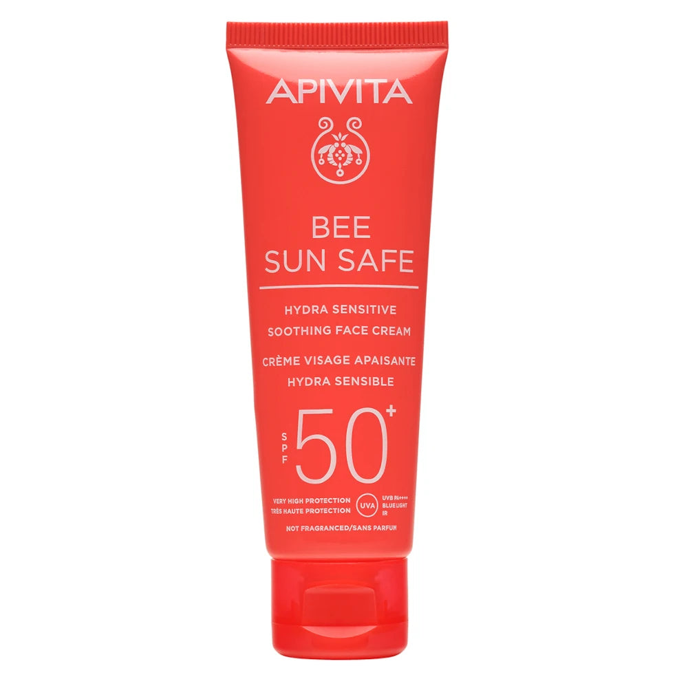 APIVITA BEE SUN SAFE - Crema Față Hydra Sensitive SPF50+, 50ml