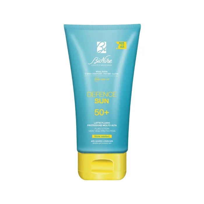 BIONIKE Defence Sun – Lapte fluid SPF50+ cu protecție foarte ridicată, 100 ml