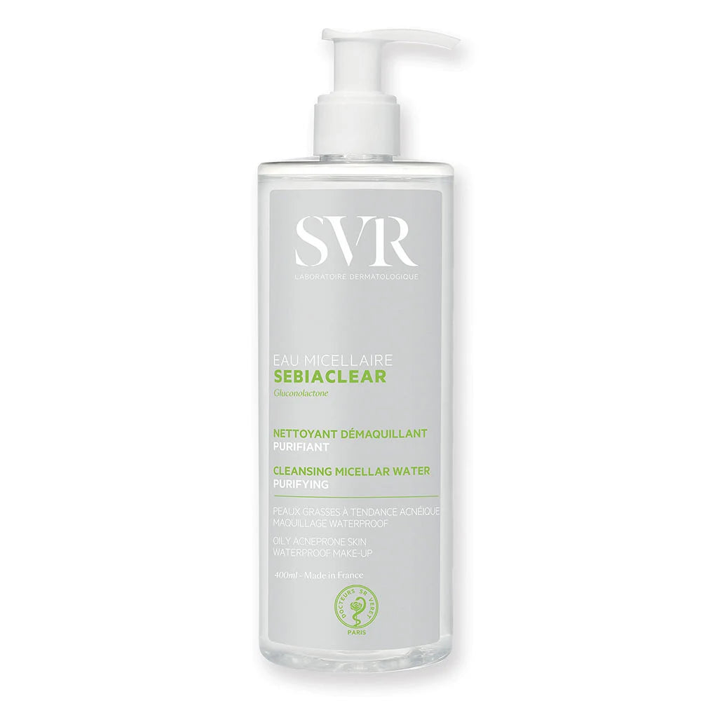 SVR – SVR SEBIACLEAR Apă micelară demachiantă pentru față și ochi, 400 ml
