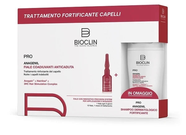 BIOCLIN PRO Anagenil Kit Anticădere 10 Fiole + Șampon 150ML