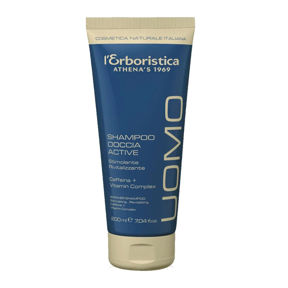L'ERBORISTICA UOMO - Active Șampon & Gel de duș – Stimulent și revitalizant, 200 ml