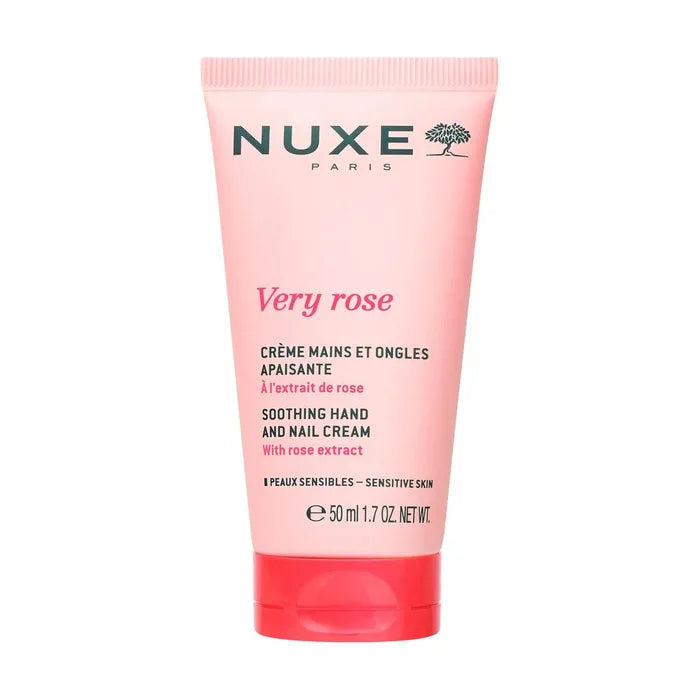 Nuxe Very Rose – Cremă calmantă pentru mâini și unghii 50 ml