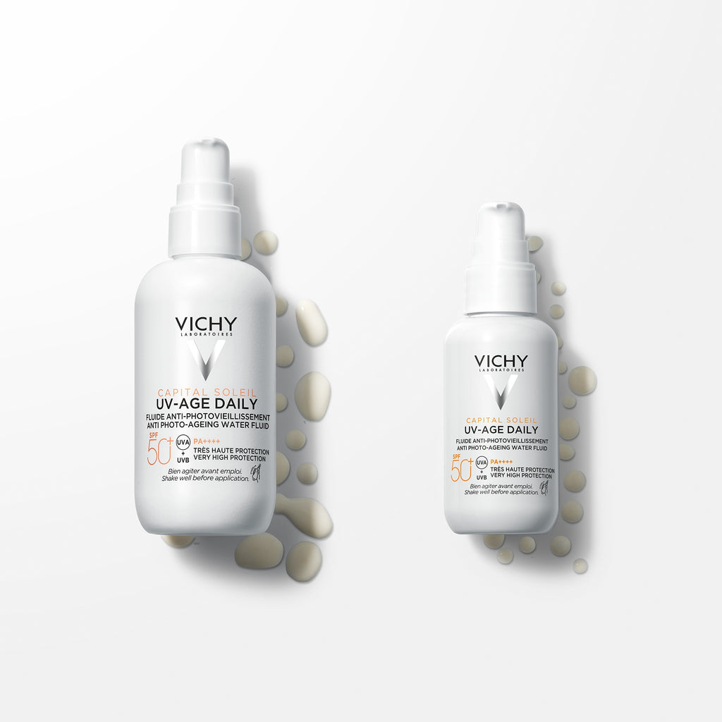VICHY Capital Soleil UV-Age Daily SPF50+ – Fluid anti-fotoîmbătrânire pentru față 80 ml