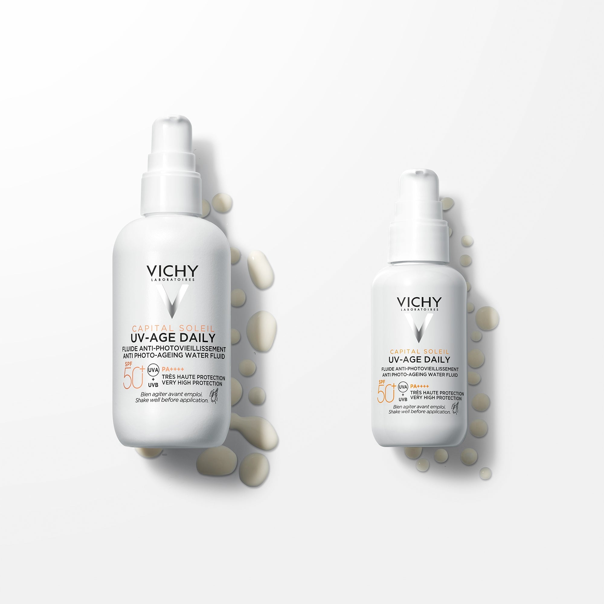 VICHY Capital Soleil UV-Age Daily SPF50+ – Fluid anti-fotoîmbătrânire pentru față 80 ml