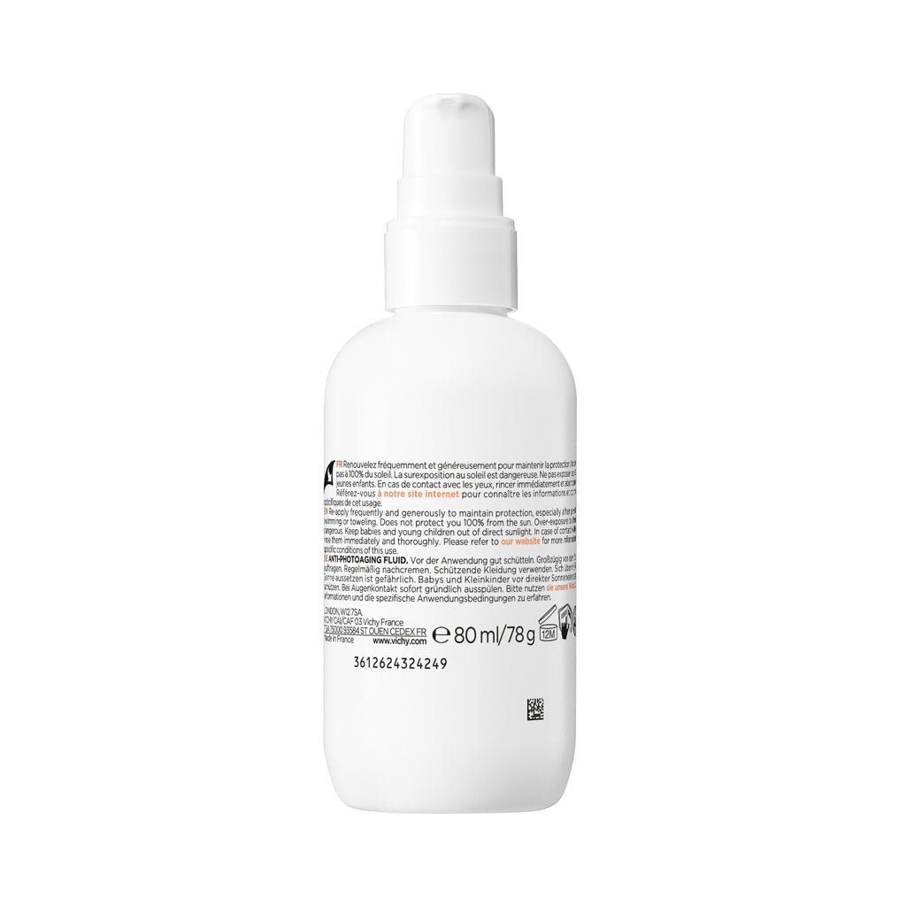 VICHY Capital Soleil UV-Age Daily SPF50+ – Fluid anti-fotoîmbătrânire pentru față 80 ml