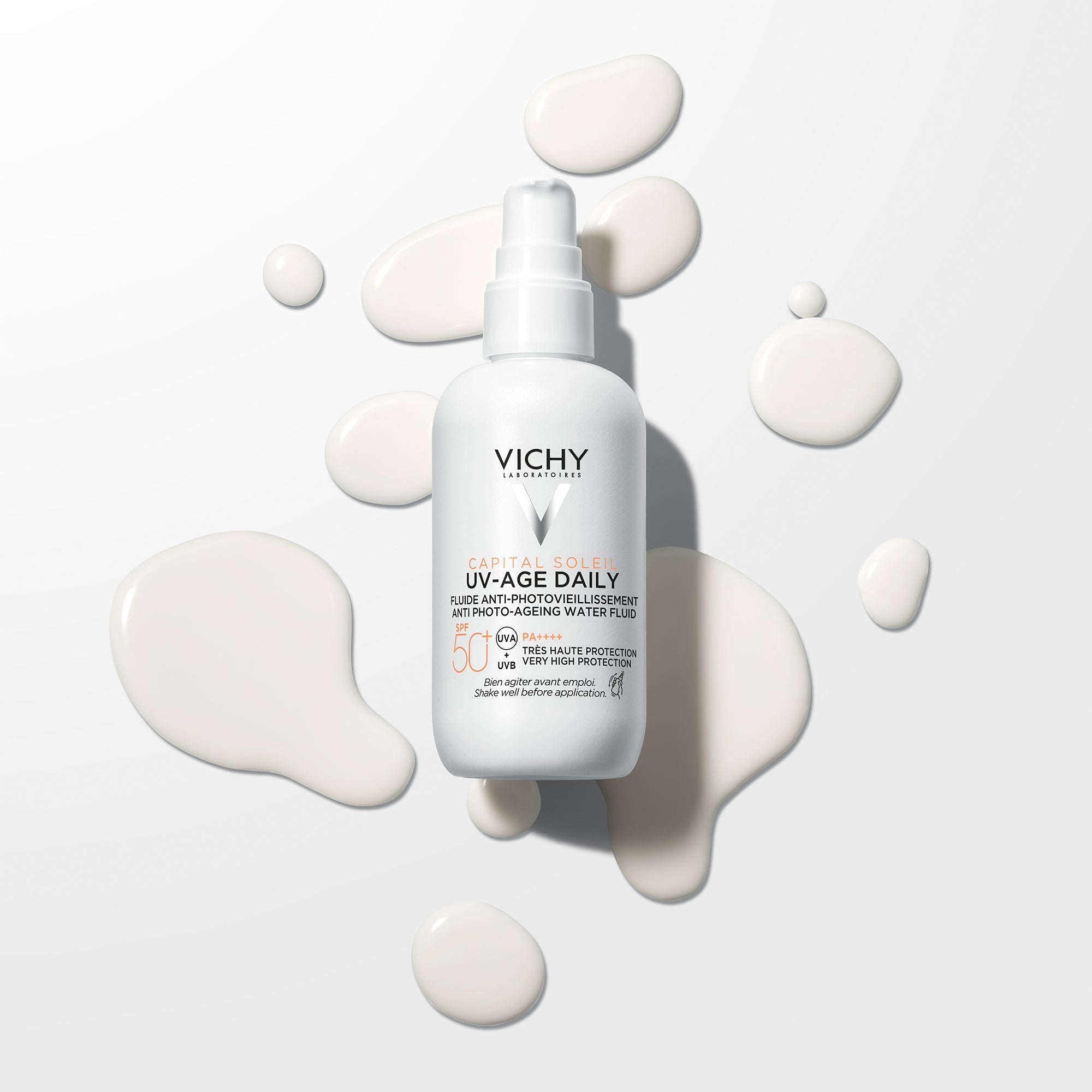 VICHY Capital Soleil UV-Age Daily SPF50+ – Fluid anti-fotoîmbătrânire pentru față 80 ml