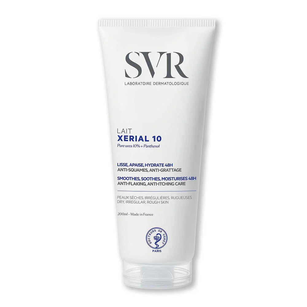 SVR Xérial 10 Lait Corp Idratant 24H – Lapte de Corp Exfoliant și Hidratant, 200ml