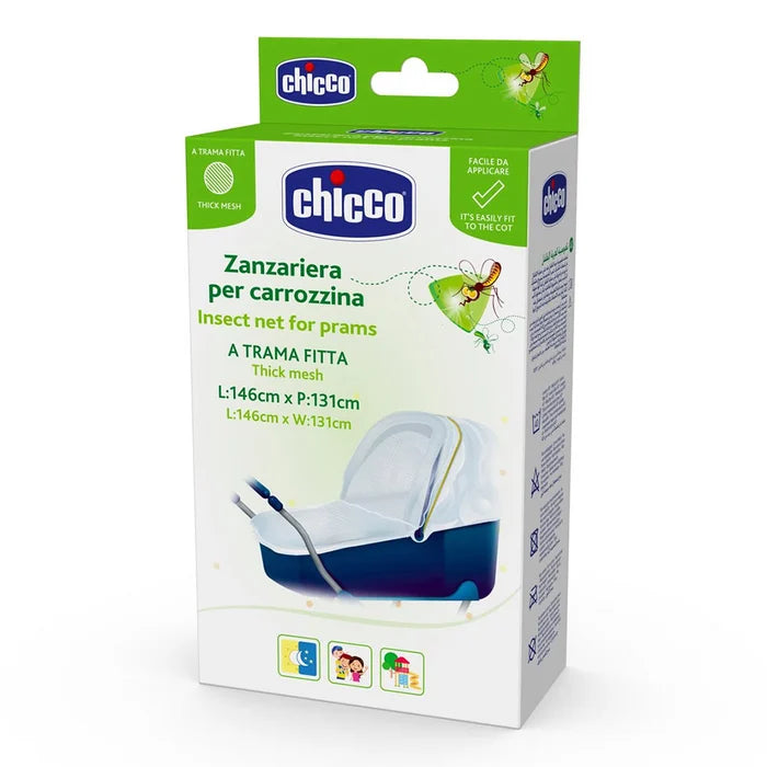 CHICCO – Plasă anti-țânțari pentru cărucior NOzzz 0M+, 1 bucată